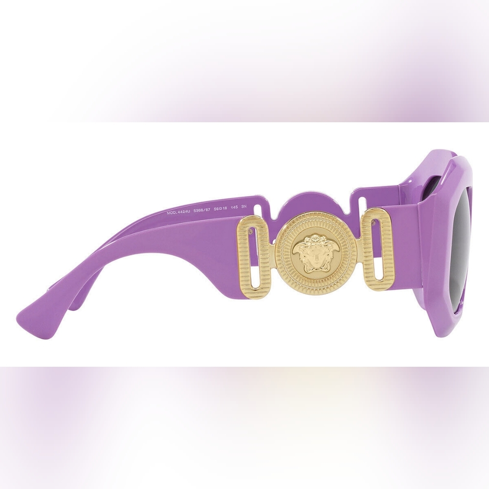 NEW VERSACE MEDUSA SUNGLASSES VE4424U 5366/87 PURPLE VERSACE MOD 4424U 536687 - Picture 4 of 7